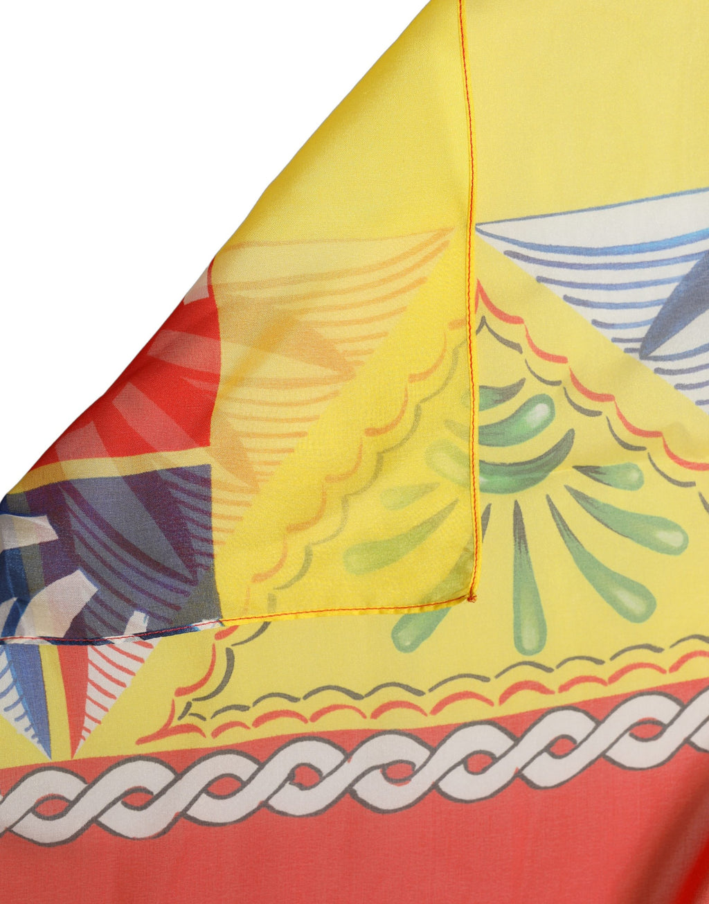 Dolce & Gabbana Multicolor Silk Printed Square Foulard Scarf