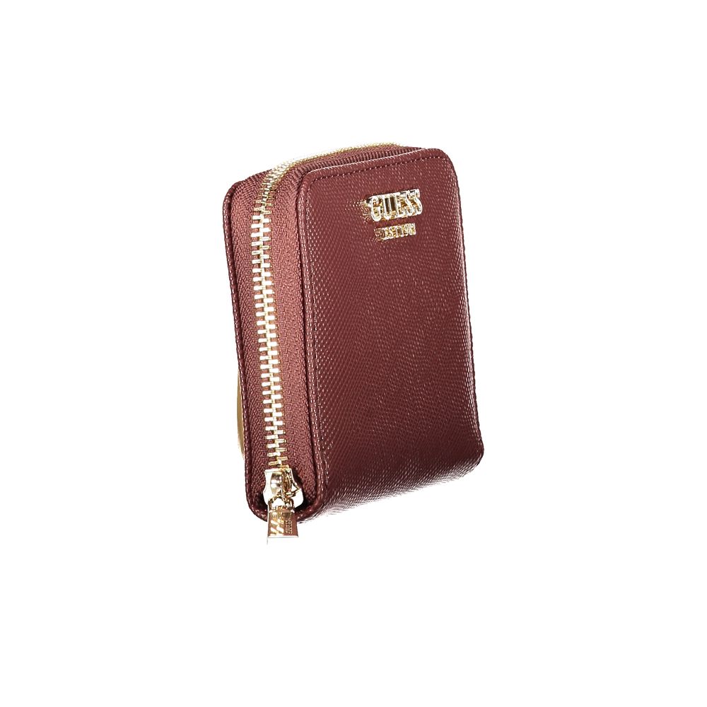 Guess Jeans Brown Polyethylene Wallet