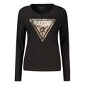 Guess Jeans Black Cotton Women's T-Shirt