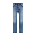 Jacob Cohen Blue Cotton Tapered Jeans