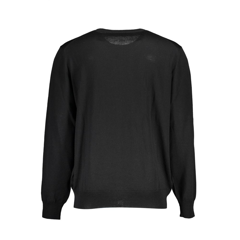K-WAY Black Wool Mens Sweater