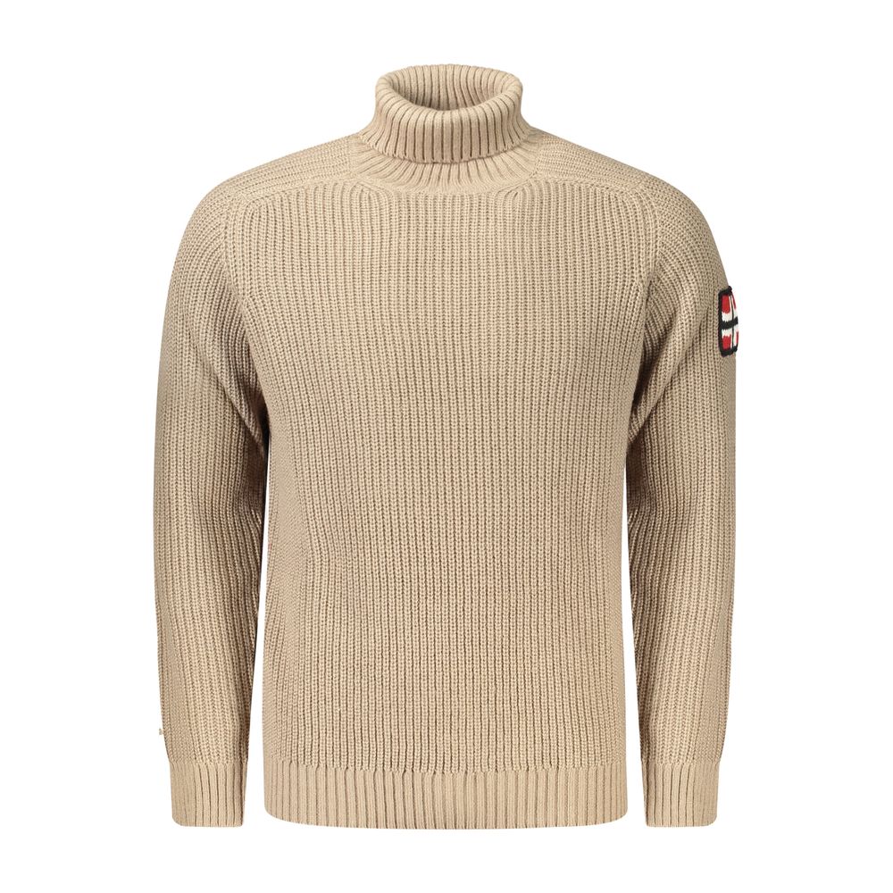 Norway 1963 Beige Acrylic Men's Sweater