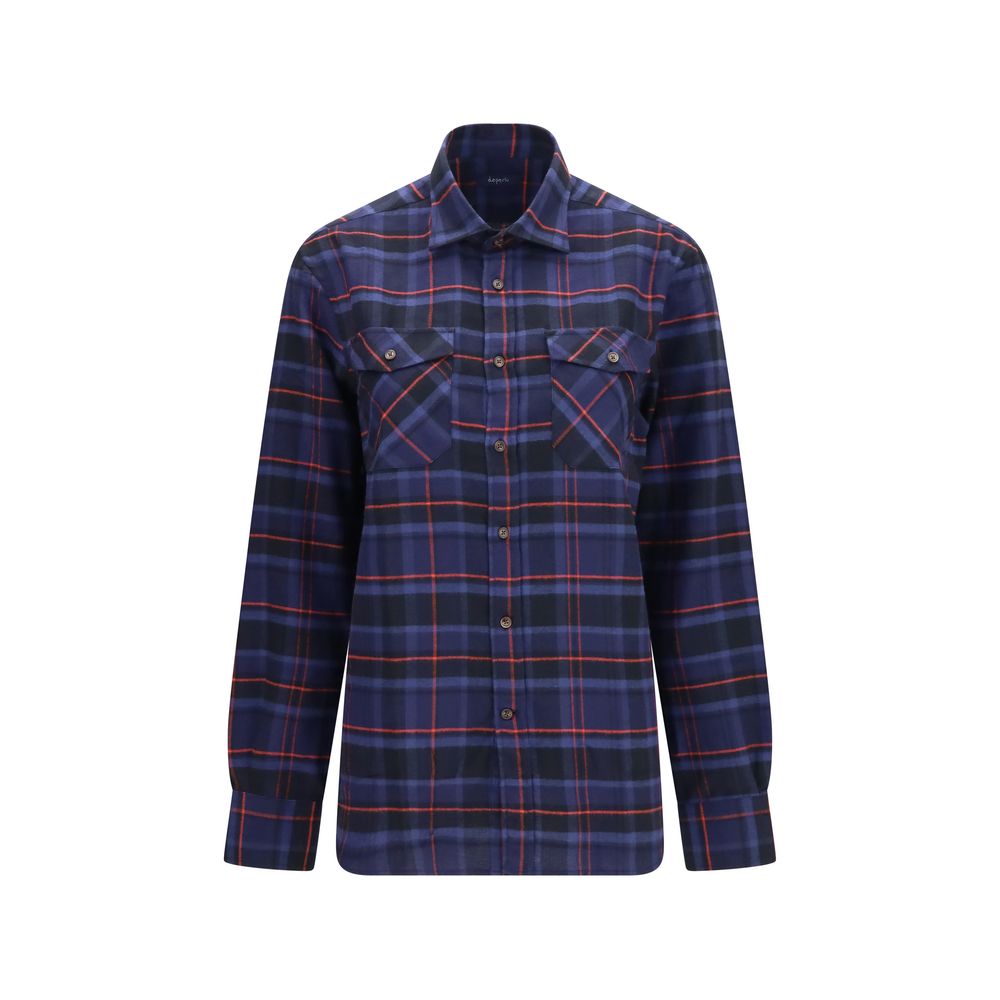 Deperlu Multicolor Cotton Pattern Shirt