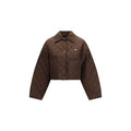 Prada Brown Recycled Polyamide Full-Length Jacket