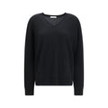 The Row Black Cashmere Sweater