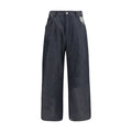 PDF Channel Blue Cotton Relaxed Fit Jeans