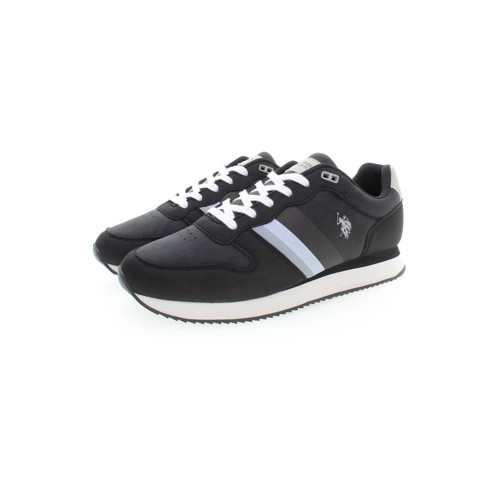 U.S. POLO ASSN. Black Polyester Men's Sneakers