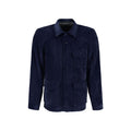 Autore Blue Polyester Full-Length Jacket