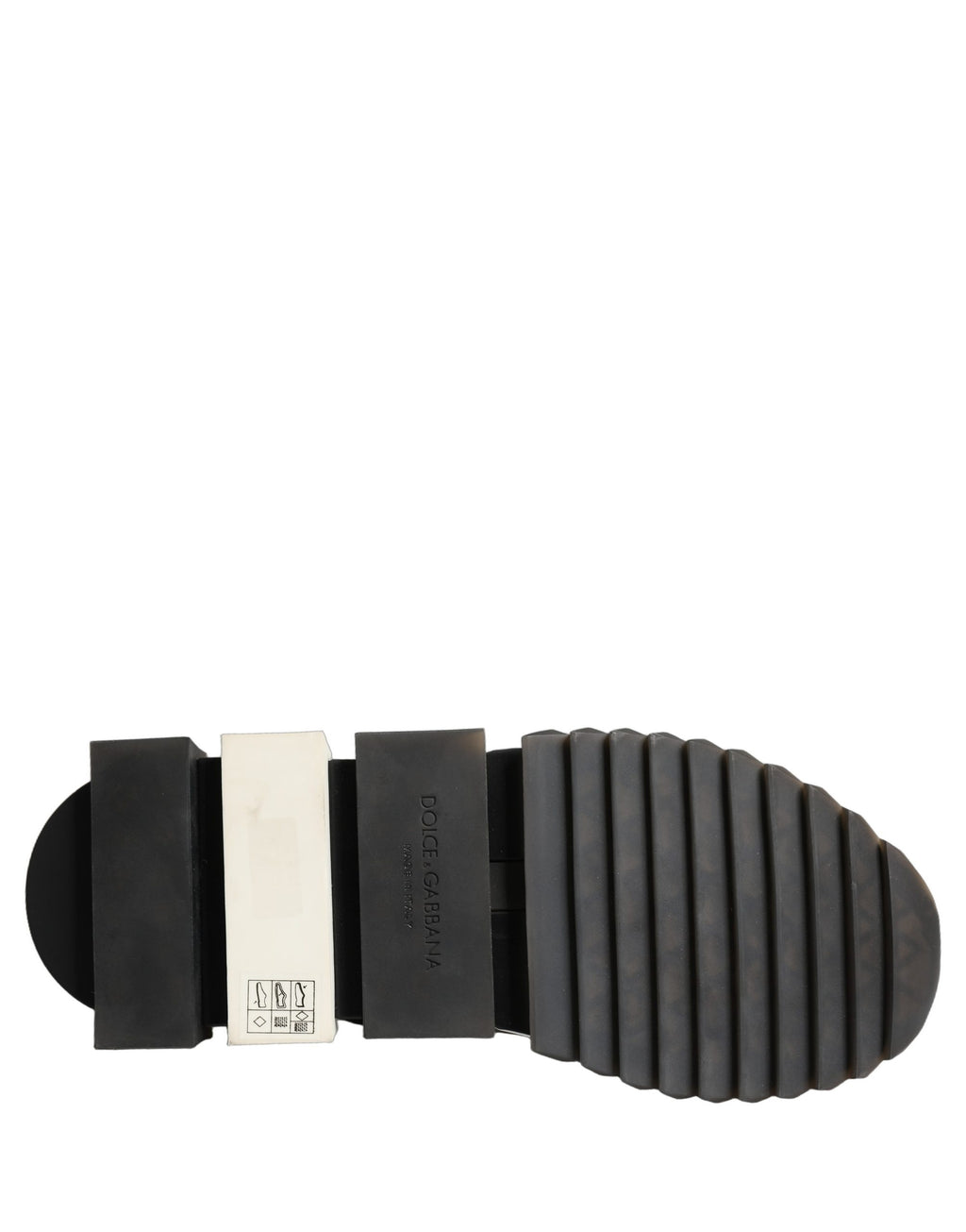 Dolce & Gabbana Black White Sorrento Low Top Sneakers Shoes