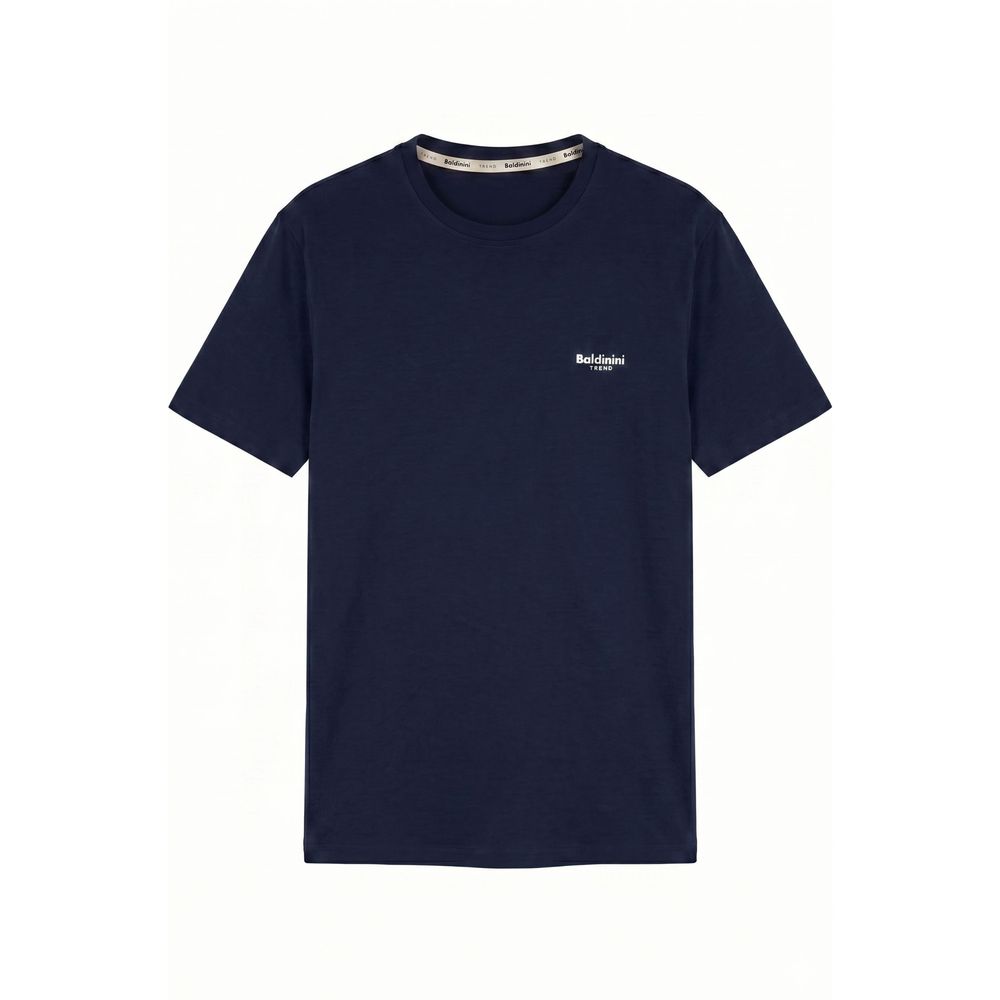 Baldinini Trend Blue Cotton Men's T-Shirt