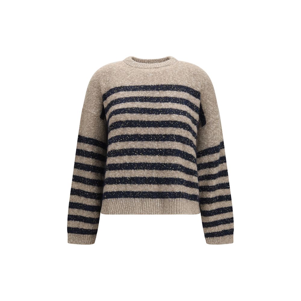 Brunello Cucinelli Beige Wool Oves Aries Sweatshirt