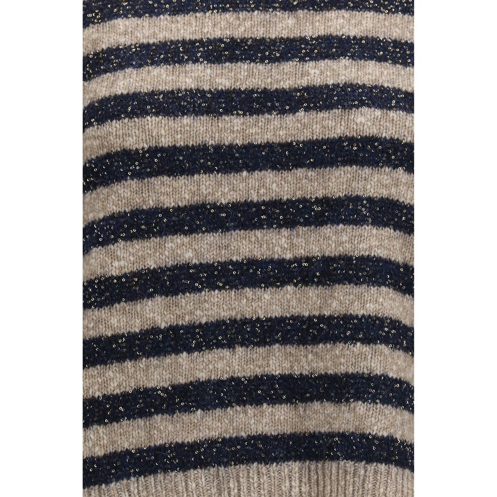Brunello Cucinelli Beige Wool Oves Aries Sweatshirt