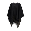 Fendi Black Wool Oves Aries Scarf