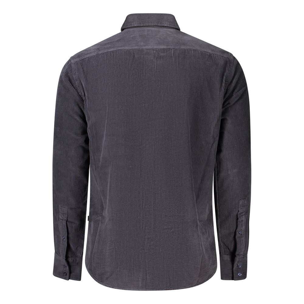 Hugo Boss Blue Cotton Shirt