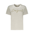 Desigual White Cotton T-Shirt