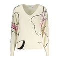 Desigual White Viscose Sweatshirt