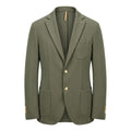 Roberto Pepe Luxury Green Cotton Men's Jacket