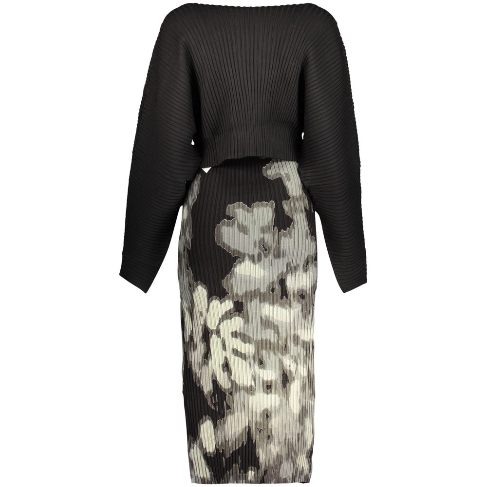 Desigual Black Viscose Womens Dress