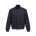 Autore Blue Virgin Wool Bomber