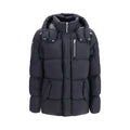 Moose Knuckles Black Nylon Full-Length Jacket