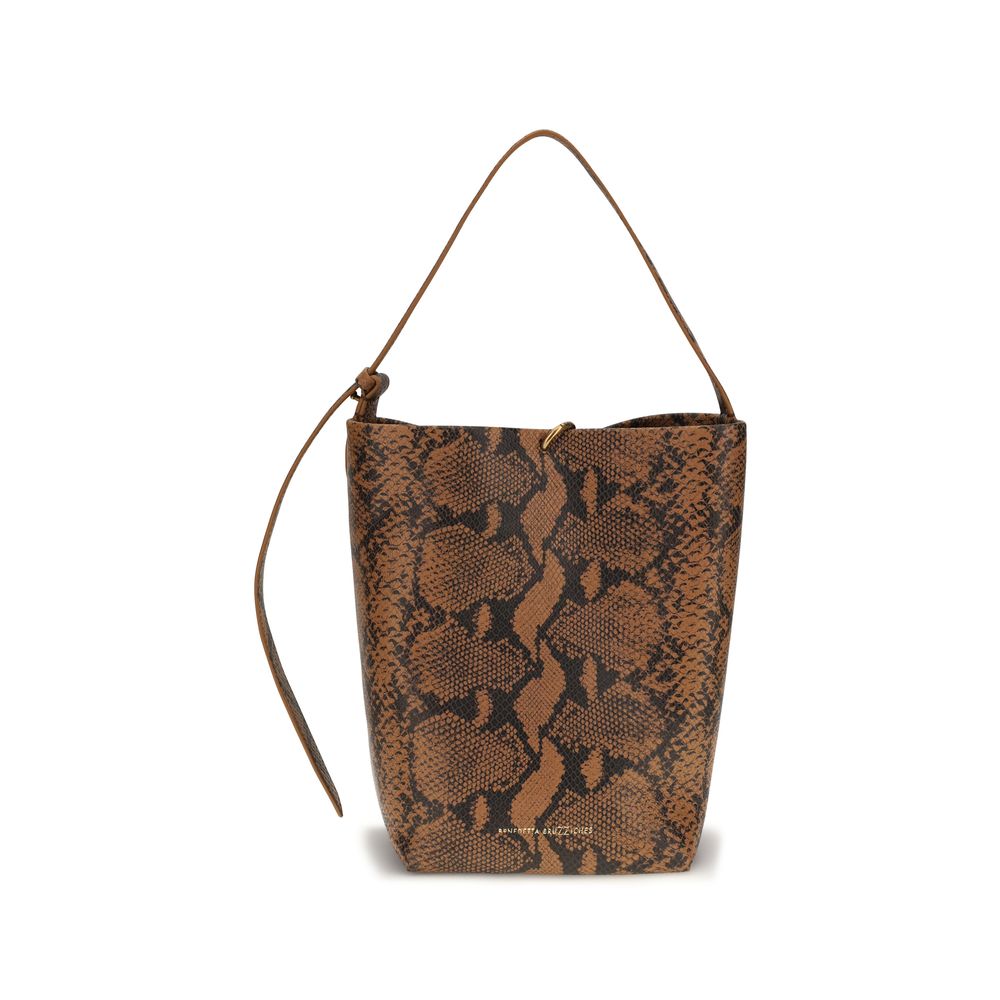 Benedetta Bruzziches Brown Calf Leather Bos Taurus Shoulder Bag
