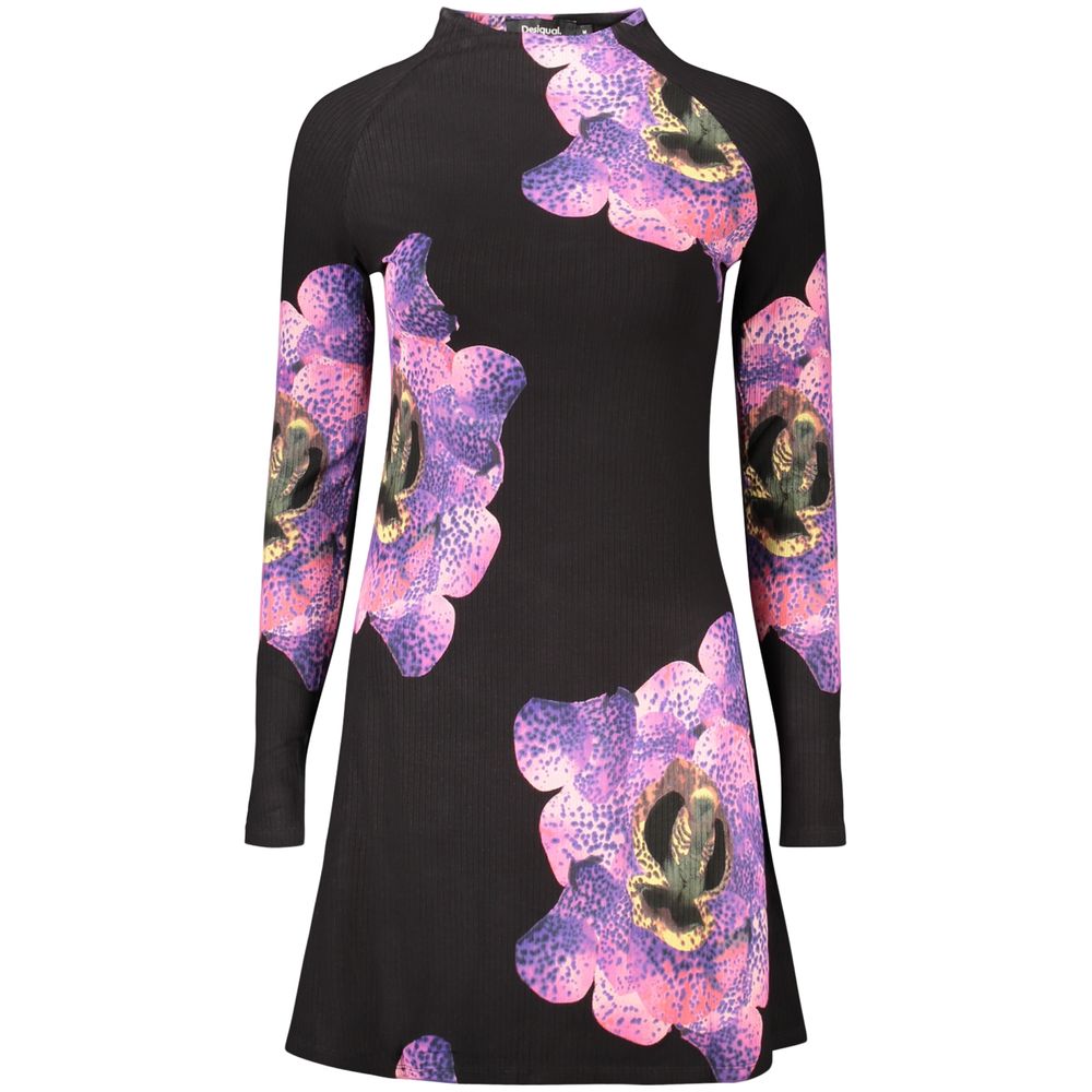 Desigual Black Viscose Women's Dress