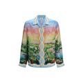 Casablanca Multicolor Silk Pattern Shirt