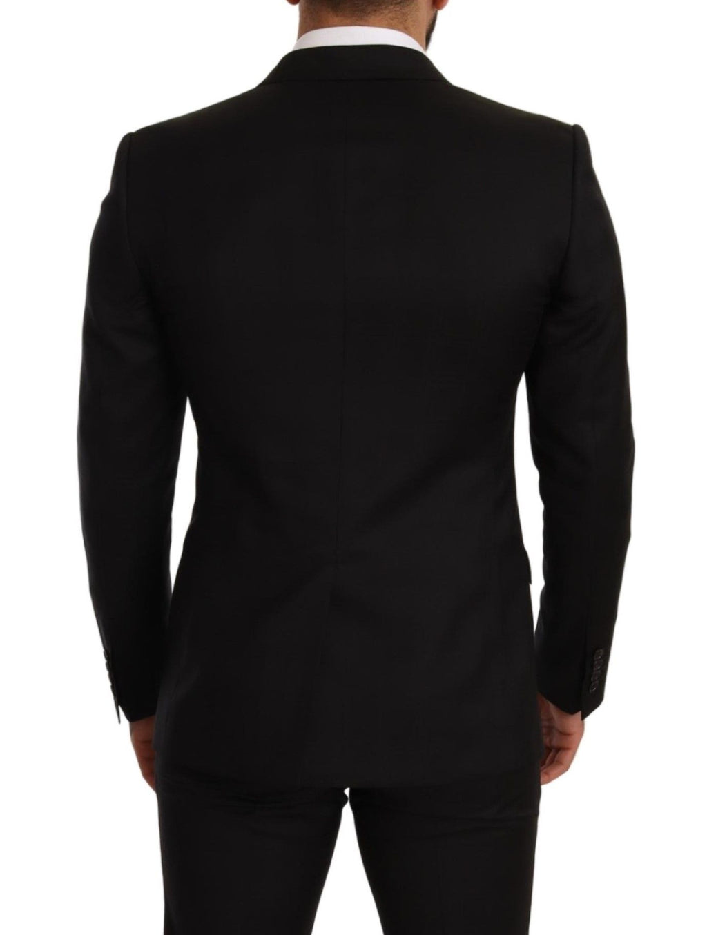 Dolce & Gabbana Dark Gray Check MARTINI SLIM FIT 2 Piece Suit