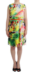 Lanre Da Silva Ajayi Multicolor Organza Sheath Dress