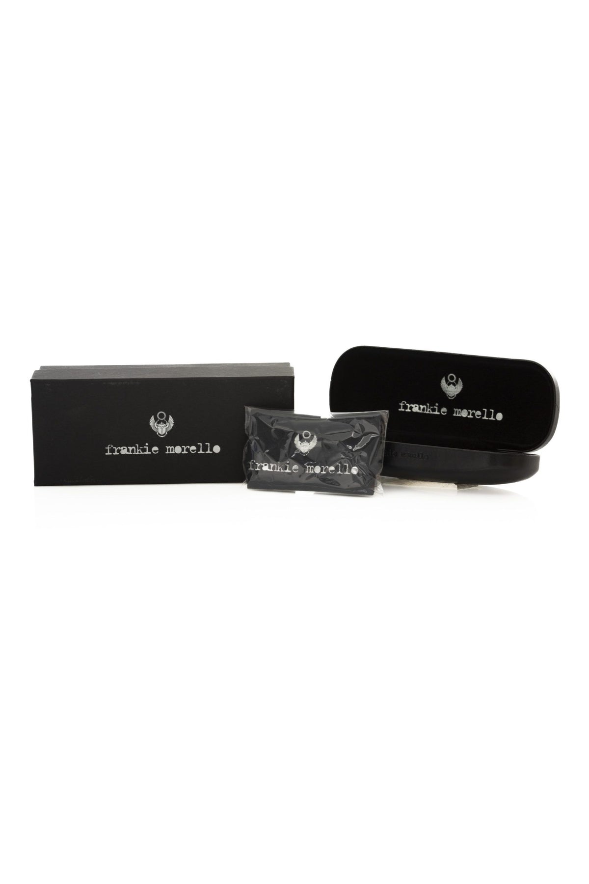 Frankie Morello Silver Metallic Fiber Women Sunglasses