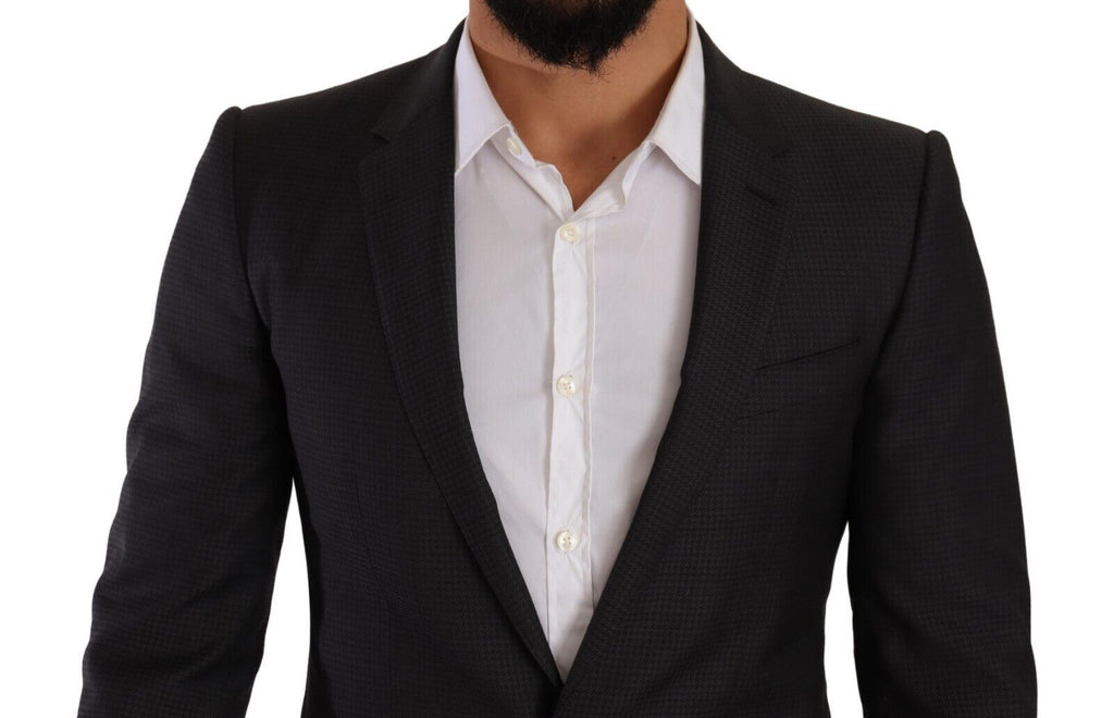 Dolce & Gabbana Dark Gray MARTINI Single Breasted 2 Piece Suit