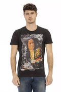Trussardi Action Black Cotton Men T-Shirt