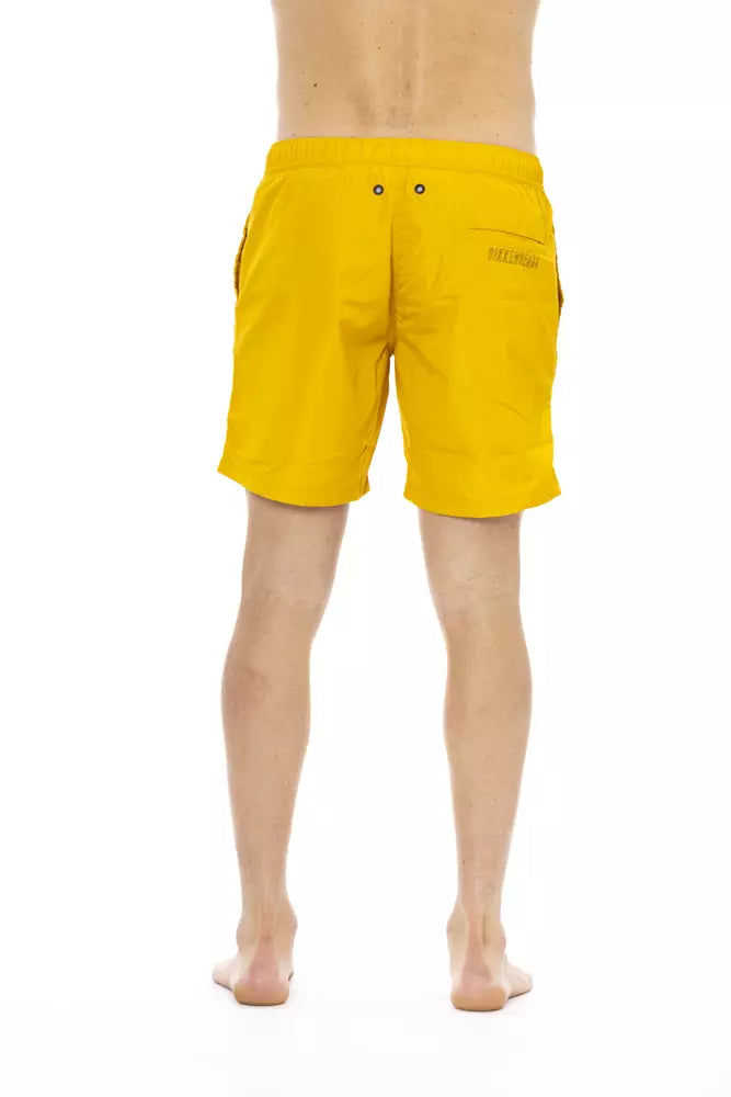 Bikkembergs Light Blue Polyester Men's Swimsuit