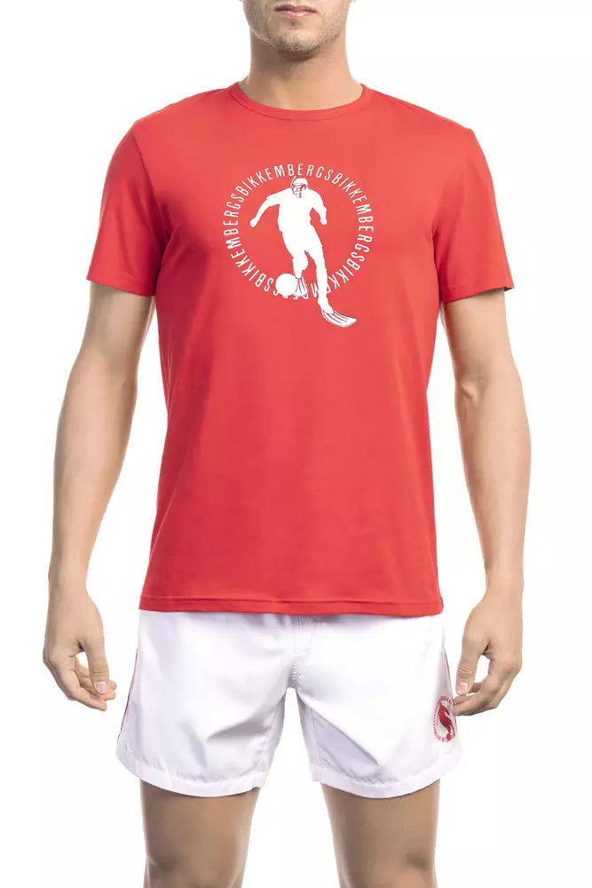 Bikkembergs Black Cotton Men T-shirt