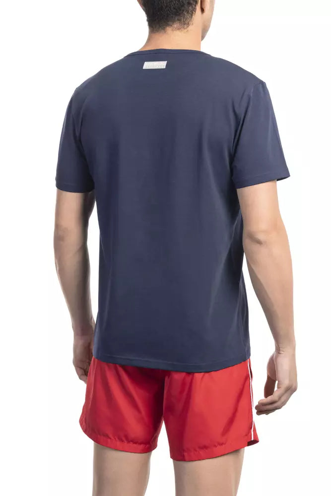 Bikkembergs Black Cotton Men T-Shirt