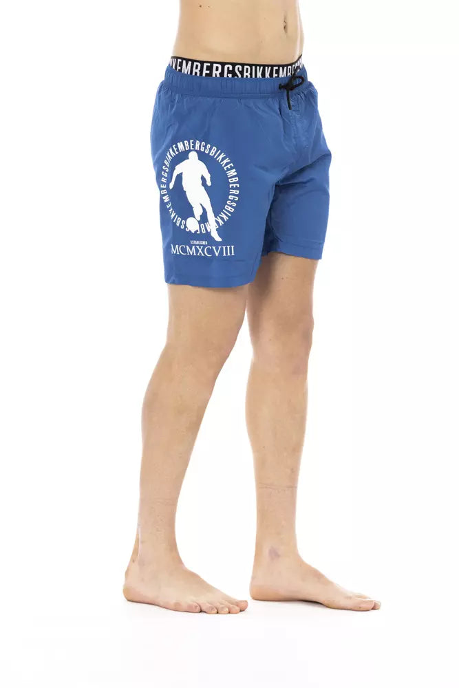 Bikkembergs Black Polyester Men Swimsuit