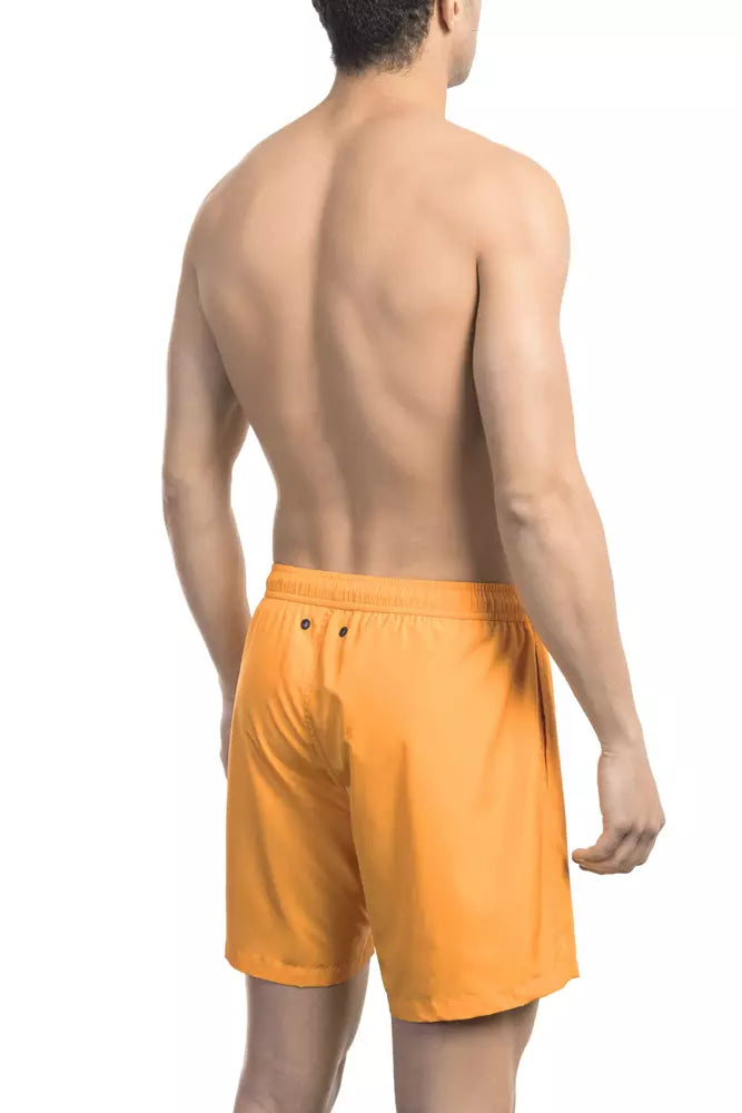 Bikkembergs Black Polyester Men Swimsuit