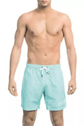 Bikkembergs Black Polyester Men Swimwear Shorts