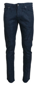 Exte Blue Cotton Tapered Slim Fit Men Casual Denim Jeans