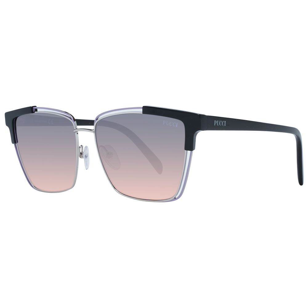 Emilio Pucci Multicolor Acetate & Metal Sunglasses