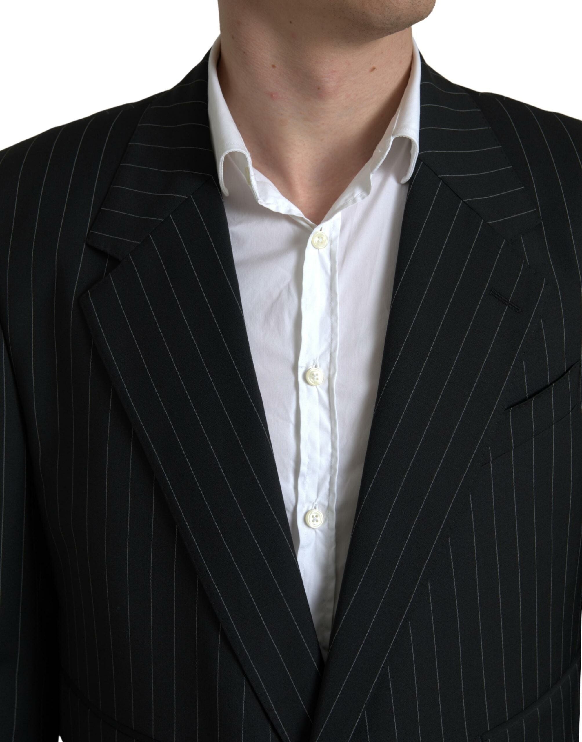 Dolce & Gabbana Dark Gray Single Breasted SICILIA Blazer
