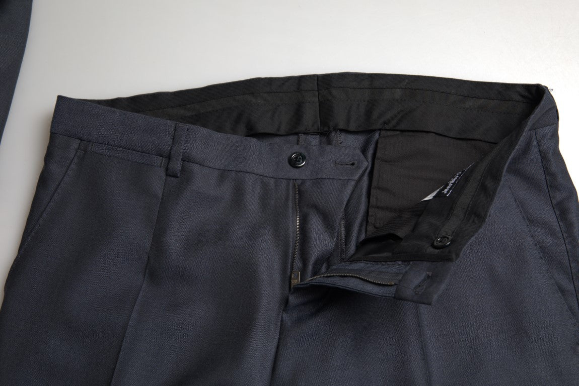 Dolce & Gabbana Blue 2 Piece Double Breasted MARTINI Suit