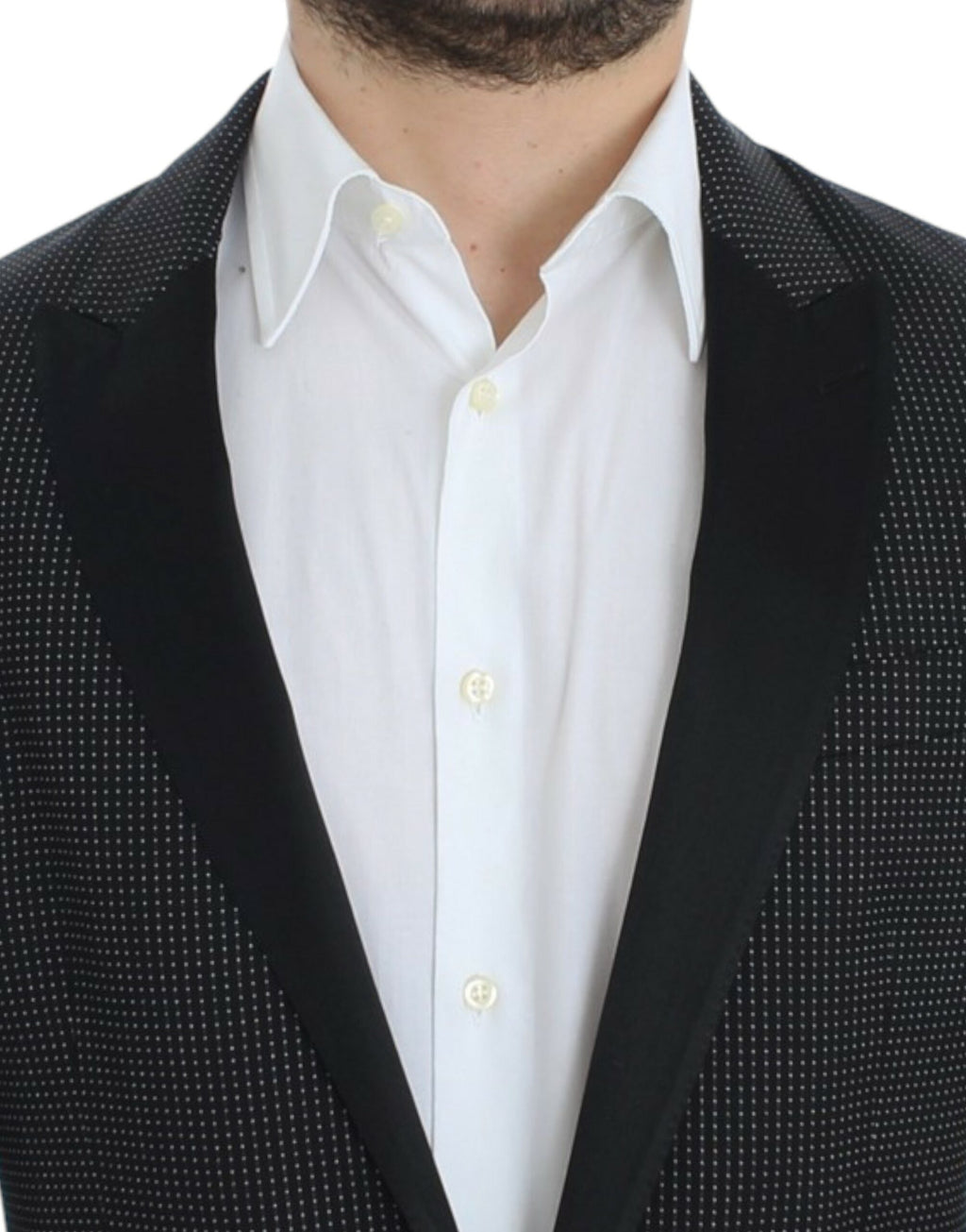 Dolce & Gabbana Dark Gray Wool Silk Slim MARTINI Jacket Blazer