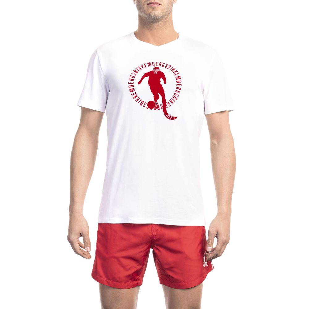 Bikkembergs Black Cotton Men T-Shirt