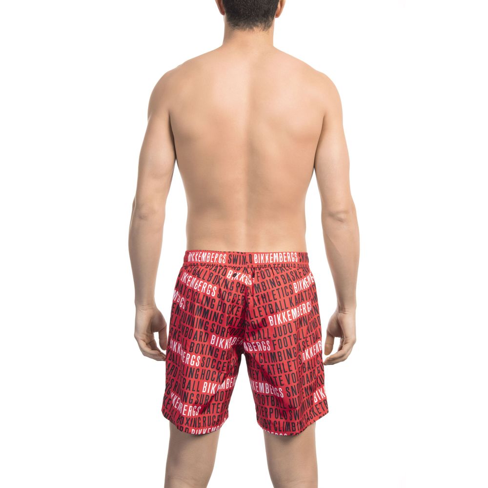Bikkembergs Blue Polyester Men Swimsuit