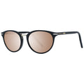 Serengeti Black Acetate & Metal Sunglasses