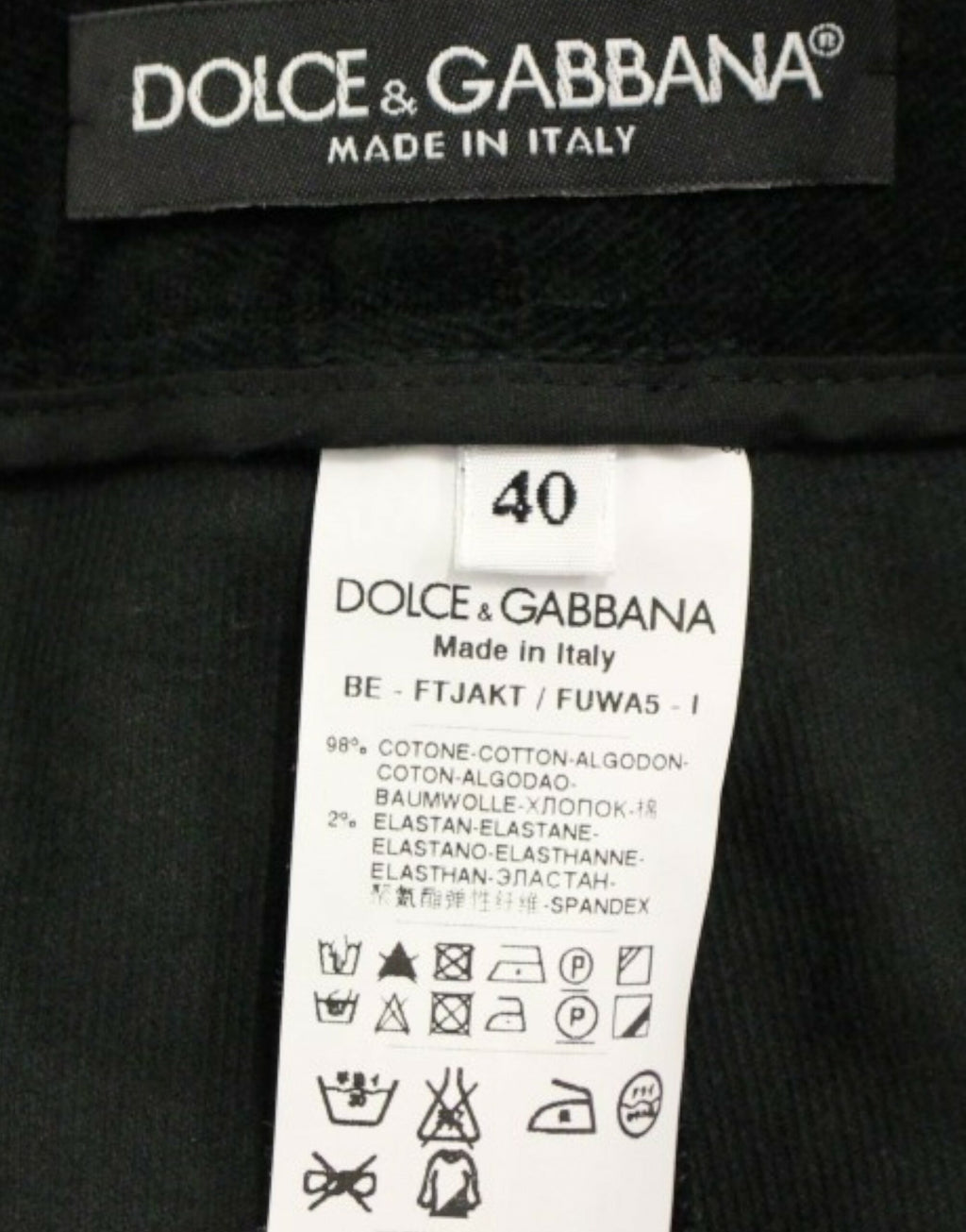 Dolce & Gabbana Dark green cotton shorts pants