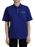 Dsquared² Blue Collared Writings Polo Short Sleeves T-shirt