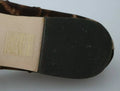 Dolce & Gabbana Brown Leopard Silk Ballerina Flats Shoes