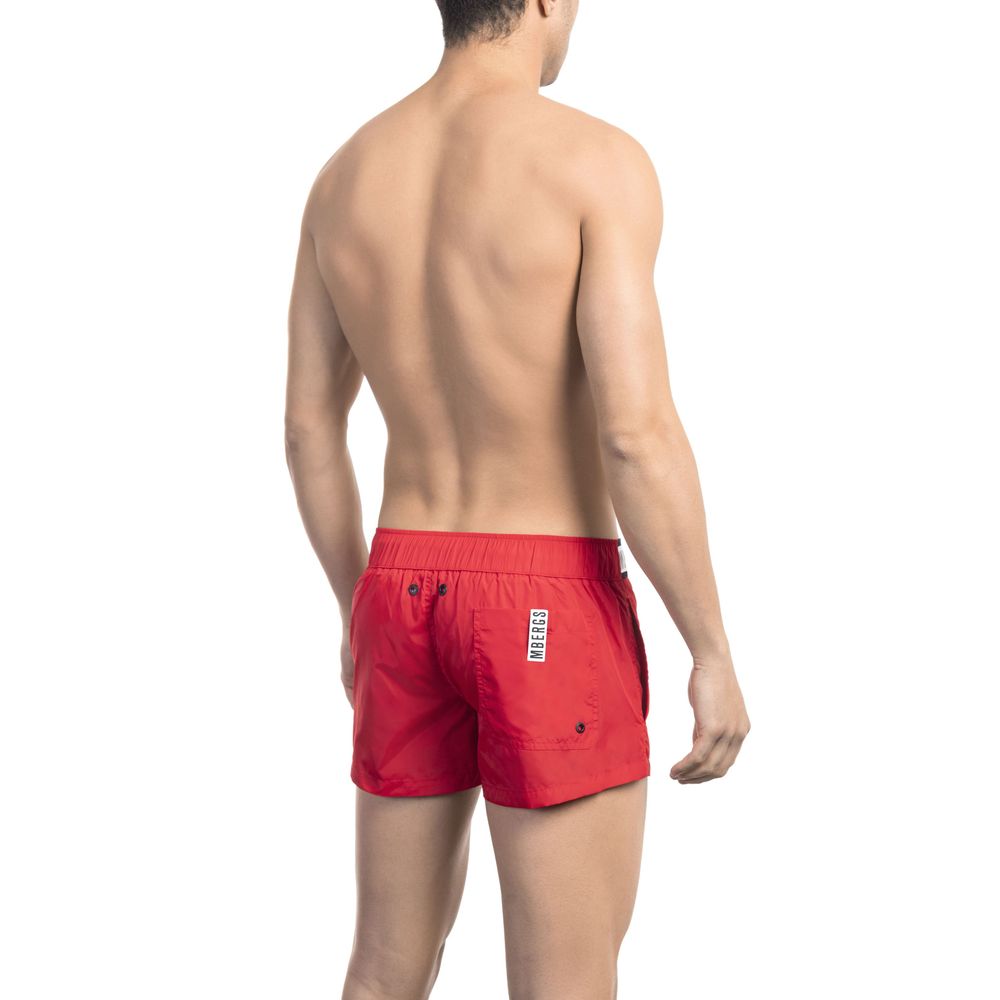 Bikkembergs Black Polyamide Men Swimsuit